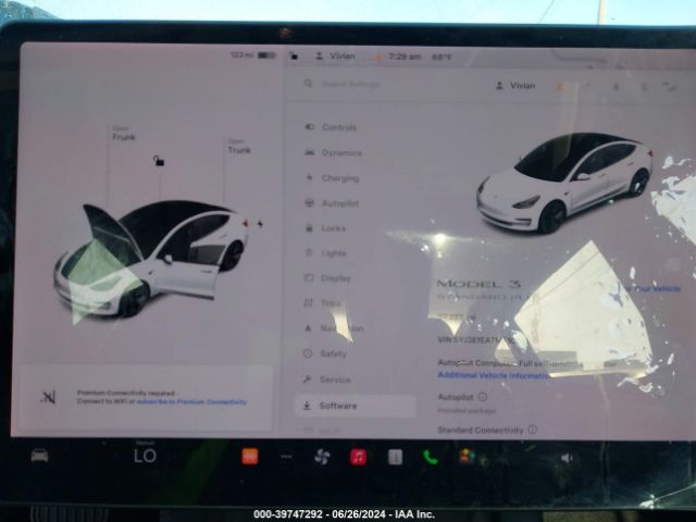 5YJ3E1EA7MF921161 Tesla Model 3 Standard Range Plus Rear-wheel Drive