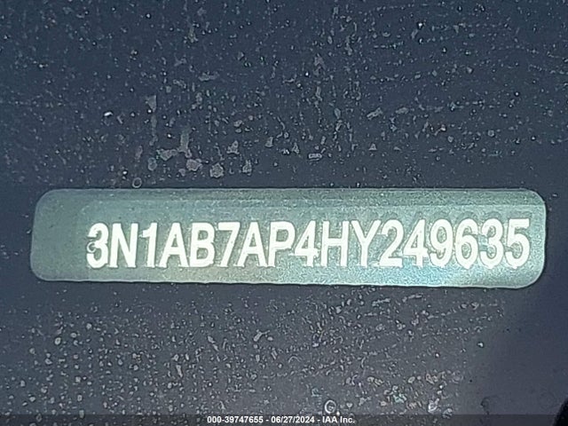 Nissan SENTRA S 2017 3N1AB7AP4HY249635 Image 9
