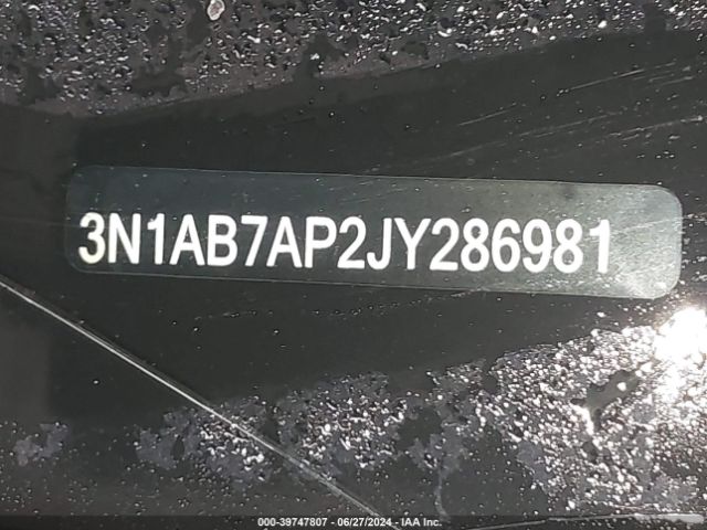 3N1AB7AP2JY286981 Nissan SENTRA SV
