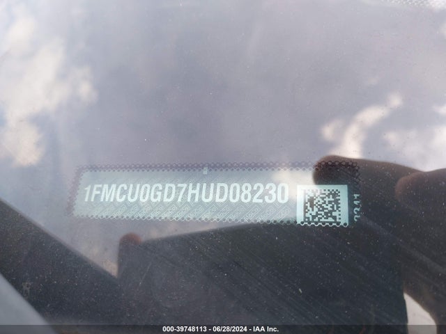 Ford ESCAPE SE 2017 1FMCU0GD7HUD08230 Image 9