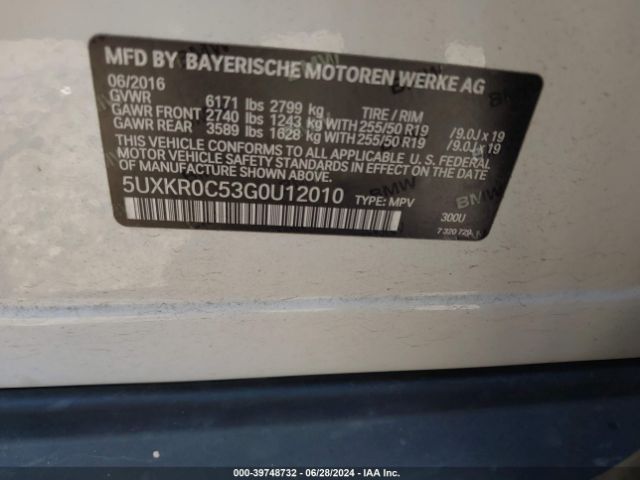 5UXKR0C53G0U12010 BMW X5 Xdrive35i