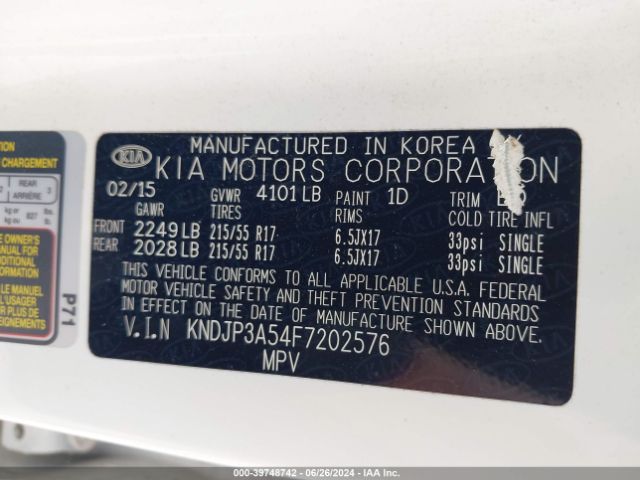 KNDJP3A54F7202576 KIA SOUL +