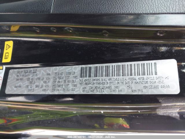 1C4HJXENXLW214489 Jeep Wrangler Unlimited Sahara 4x4