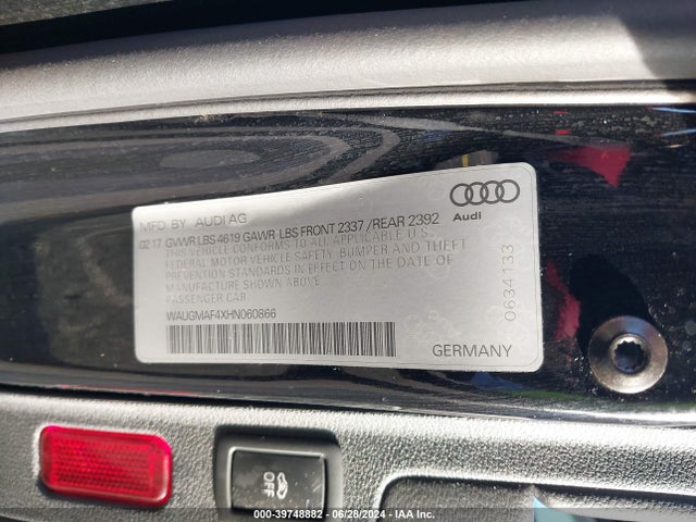 Audi A4 Ultra Premium 2017 WAUGMAF4XHN060866 Image 9