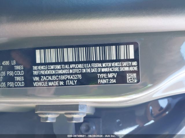 ZACNJBC18KPK43276 Jeep Renegade Trailhawk 4x4