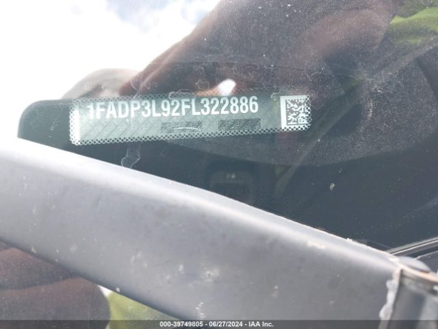 1FADP3L92FL322886 Ford FOCUS ST