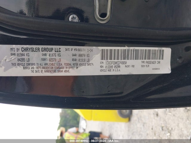 Dodge DART GT 2014 1C3CDFEB0ED743650 Image 9