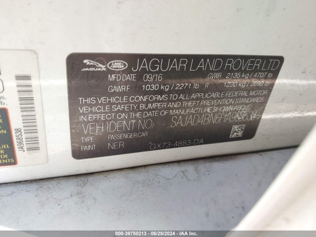 2017 JAGUAR XE SAJAD4BN6HA968538 Photo 8