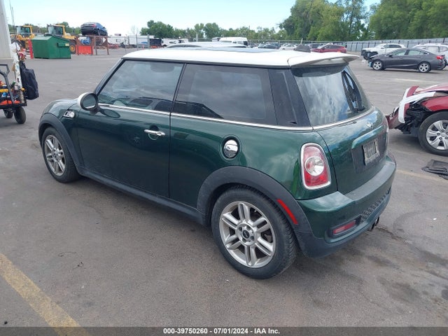 2012 MINI COOPER S WMWSV3C56CTY27276 Photo 2