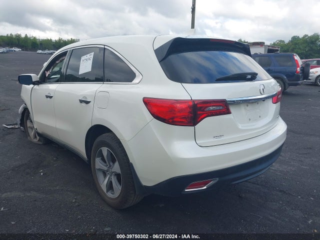 5FRYD4H27GB051834 Acura Mdx Acurawatch Plus Package