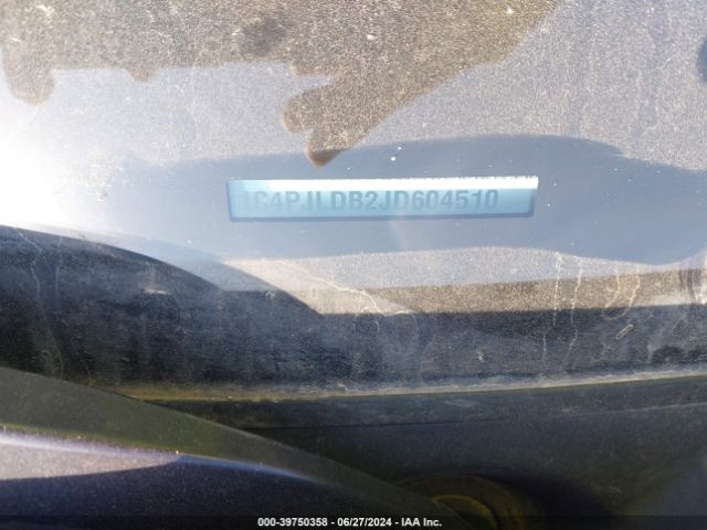 1C4PJLDB2JD604510 Jeep Cherokee Limited Fwd