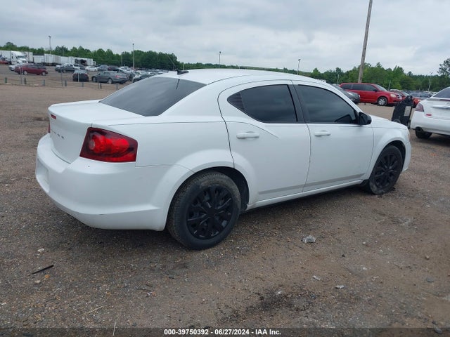 Dodge AVENGER SE 2014 1C3CDZABOEN189902 Image 4