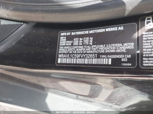 WBAVL1C59FVY32651 BMW X1 Xdrive28i