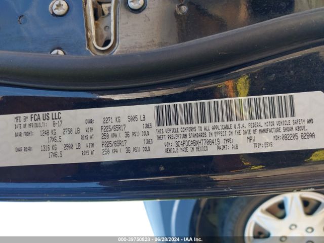3C4PDCABXHT708419 Dodge JOURNEY SE