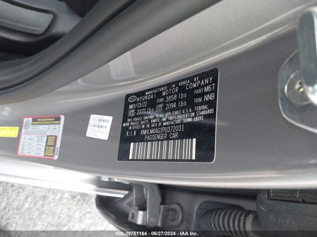 Hyundai ELANTRA SEL 2023 KMHLM4AG1PU372031 Image 9