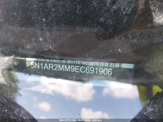 Nissan Pathfinder Platinum 2014 5N1AR2MM9EC691906 Image 9