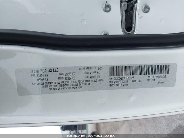 Dodge Charger Se 2015 2C3CDXBG3FH918127 Image 9