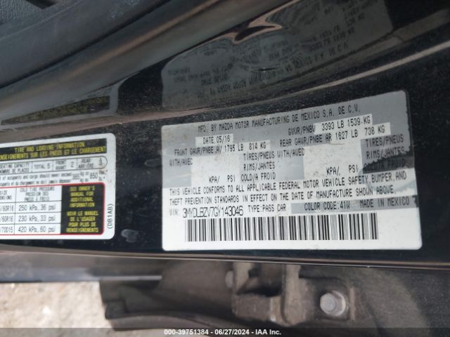 3MYDLBZV7GY143046 Scion IA