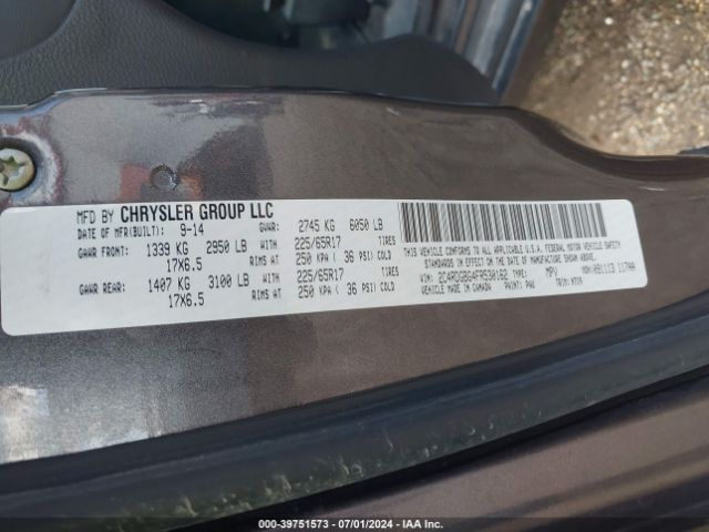 2C4RDGBG4FR530162 Dodge Grand Caravan Se