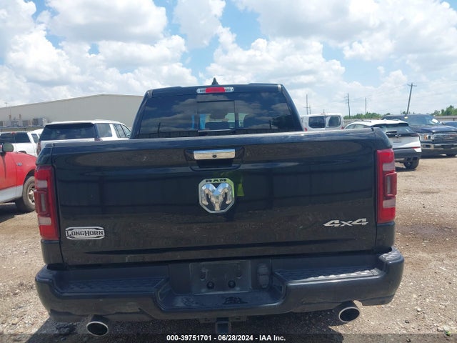 1C6SRFKT4NN348619 RAM 1500 Limited Longhorn  4x4 5'7 Box