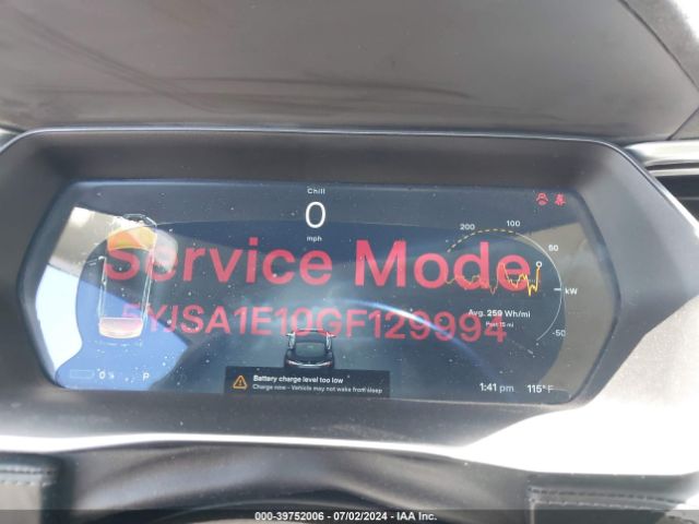 5YJSA1E10GF129994 Tesla MODEL S