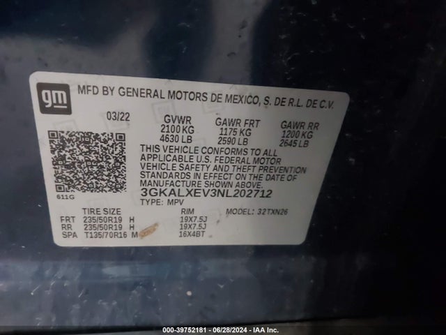 GMC Terrain Awd Denali 2022 3GKALXEV3NL202712 Image 9