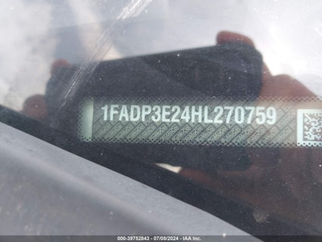 1FADP3E24HL270759 Ford FOCUS S