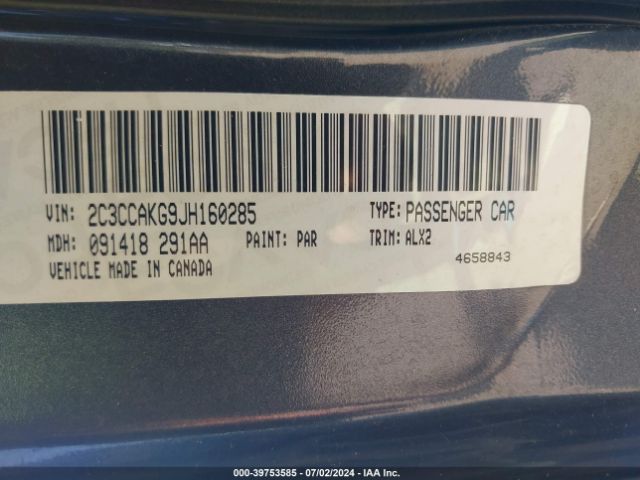 2C3CCAKG9JH160285 Chrysler 300 Limited Awd