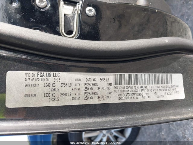 Dodge Journey Sxt 2015 3C4PDCBG6FT669173 Image 9