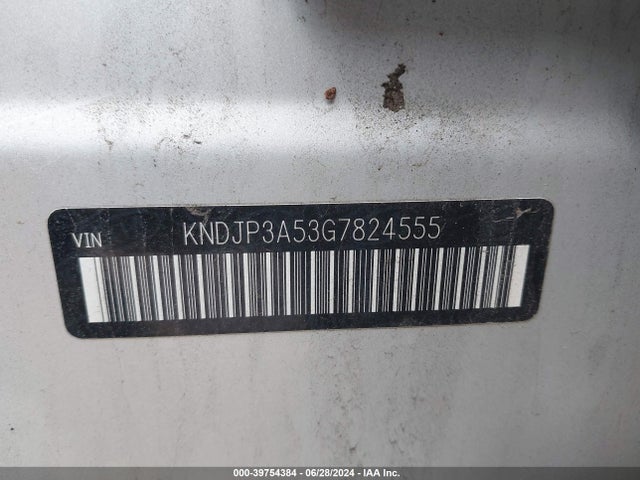 KIA SOUL + 2016 KNDJP3A53G7824555 Image 9