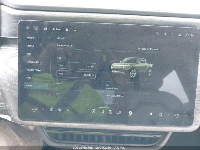 Rivian R1t Launch Edition 2022 7FCTGAAL2NN010590 Image 7