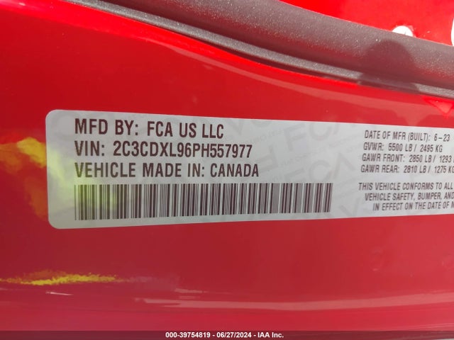 Dodge Charger Srt Jailbreak 2023 2C3CDXL96PH557977 Image 9
