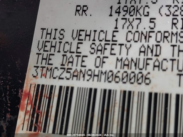 3TMCZ5AN9HM060006 Toyota Tacoma Trd Sport