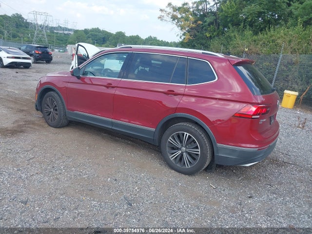 3VV2B7AX1JM010933 Volkswagen Tiguan 2.0t Se/2.0t Sel
