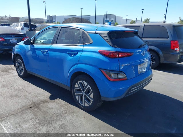 KM8K33AG0NU139537 Hyundai Kona Electric Sel