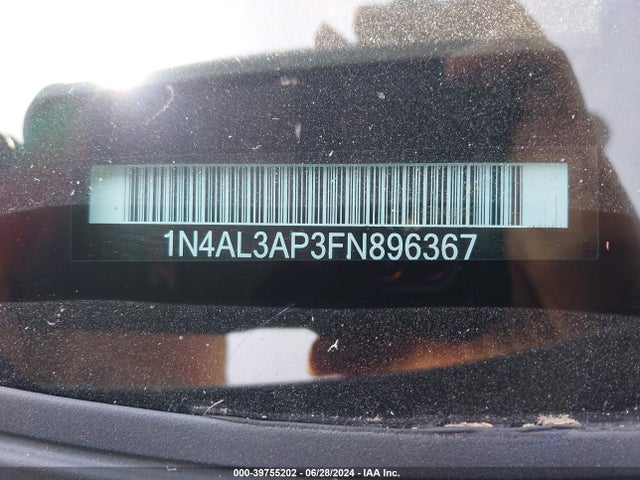 Nissan Altima 2.5 Sl 2015 1N4AL3AP3FN896367 Image 9