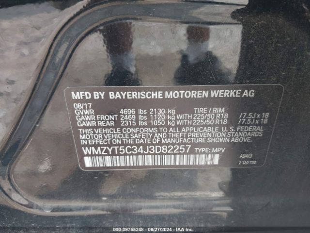 WMZYT5C34J3D82257 Mini Countryman Cooper S