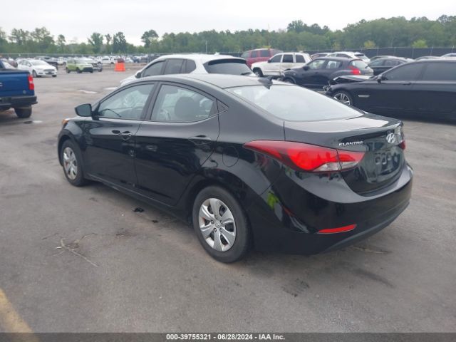 KMHDH4AE9GU641139 Hyundai ELANTRA SE