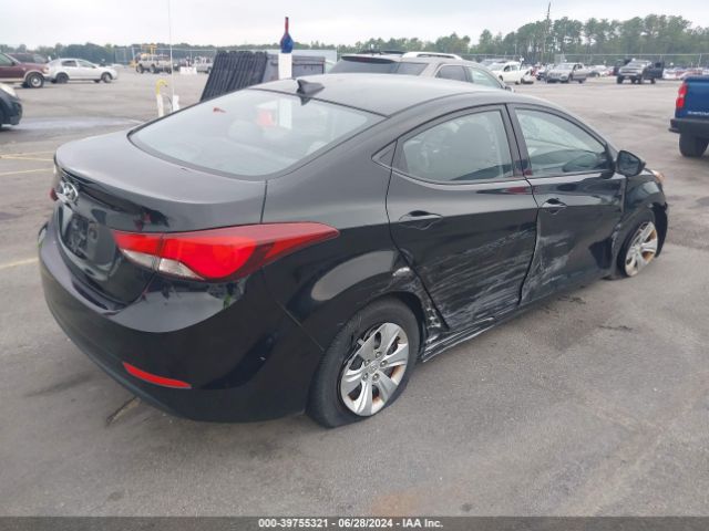 KMHDH4AE9GU641139 Hyundai ELANTRA SE