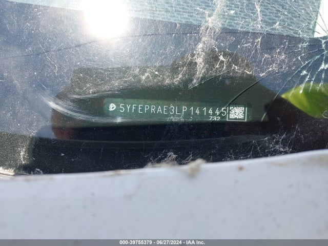 Toyota COROLLA LE 2020 5YFEPRAE3LP141445 Image 9
