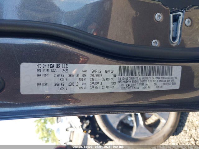 3C4NJDBB7LT197359 Jeep Compass Altitude 4x4