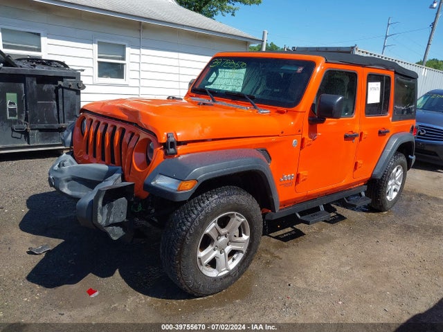 1C4HJXDG1JW274516 Jeep Wrangler Unlimited Sport S 4x4