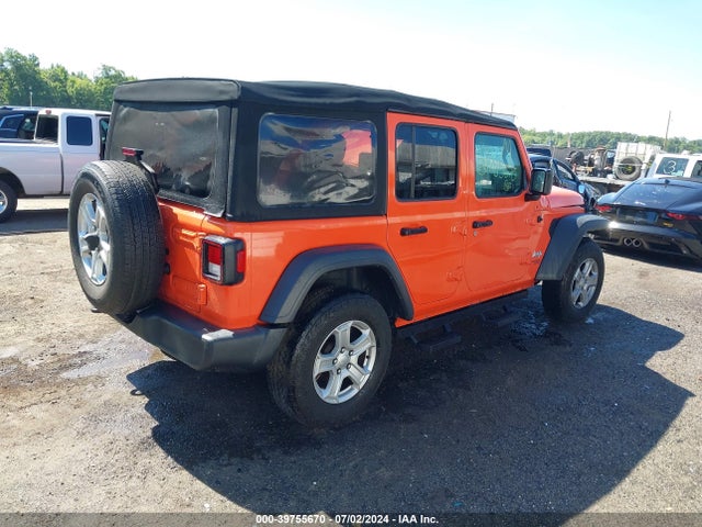1C4HJXDG1JW274516 Jeep Wrangler Unlimited Sport S 4x4
