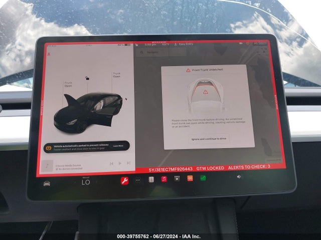 Tesla Model 3 Performance Dual Motor All-wheel Drive 2021 5YJ3E1EC7MF926443 Image 18