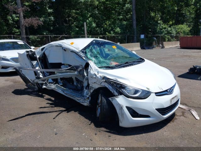 5NPDH4AE1GH789977 Hyundai ELANTRA SE