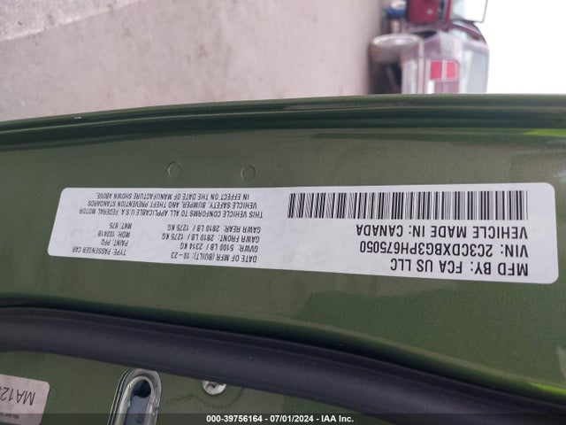 Dodge Charger Sxt 2023 2C3CDXBG3PH675050 Image 9