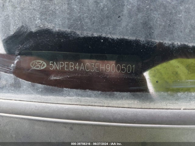 5NPEB4AC3EH900501 Hyundai SONATA GLS