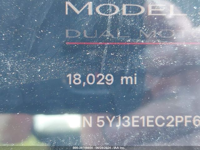5YJ3E1EC2PF628242 Tesla Model 3 Performance Dual Motor All-wheel Drive
