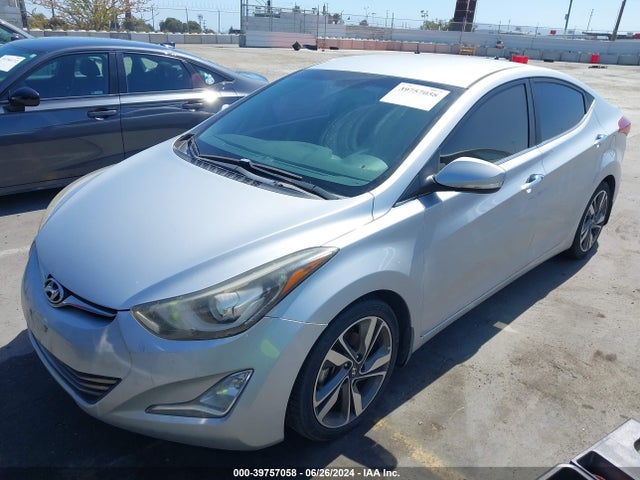 Hyundai Elantra Limited 2014 5NPDH4AEXEH476195 Image 2