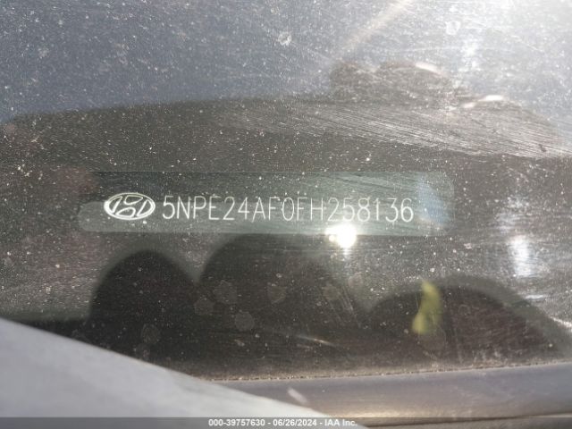 5NPE24AF0FH258136 Hyundai SONATA SE